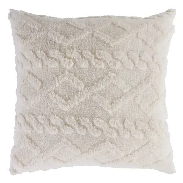 COJIN SHERPA 45X45 TRENZA TAUPE_7702997531811